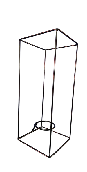 Base centro rectangular