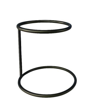 Base doble aro recta