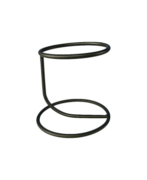 Base doble aro curva